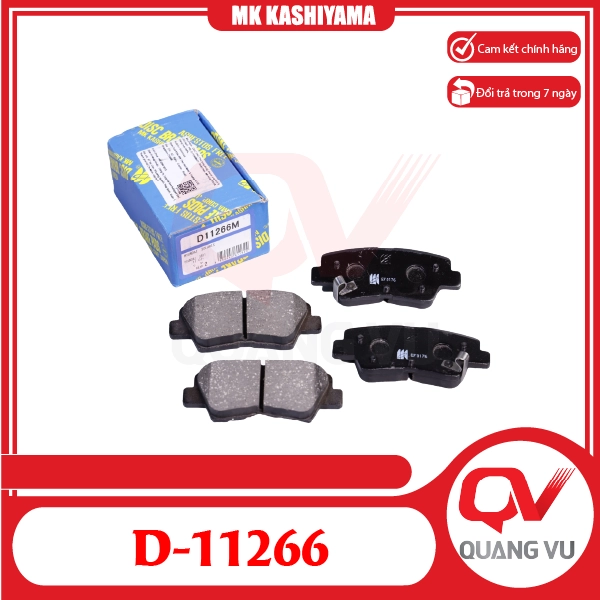 Bố thắng sau Hyundai Accent, Kia Rio, Kia Soluto D-11266 - 01