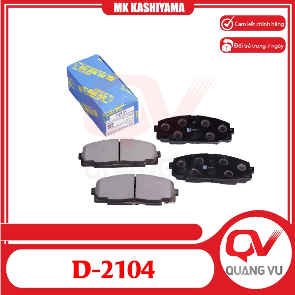 Bố thắng trước Toyota Hiace MK Kashiyama D-2104 chính hãng - 01