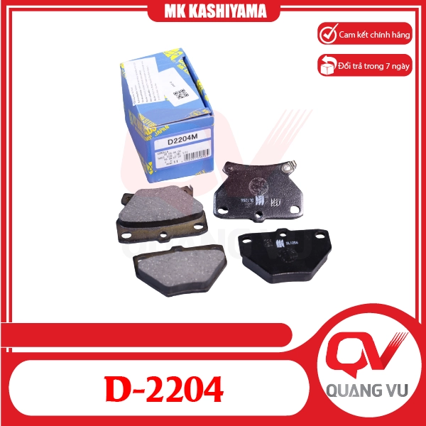 Bố thắng sau Toyota Altis Vios 2003-2007 MK Kashiyama D-2204 - 01