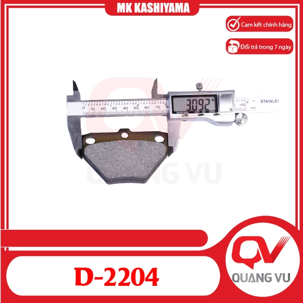 Bố thắng sau Toyota Altis Vios 2003-2007 MK Kashiyama D-2204 - 02