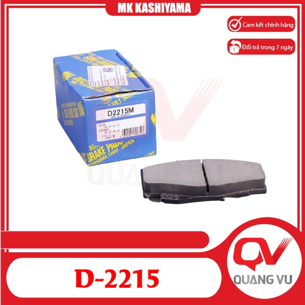Bố thắng trước Toyota Hilux D-2215 MK Kashiyama chính hãng - 01