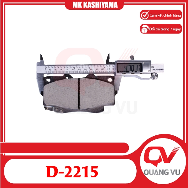 Bố thắng trước Toyota Hilux D-2215 MK Kashiyama chính hãng - 02