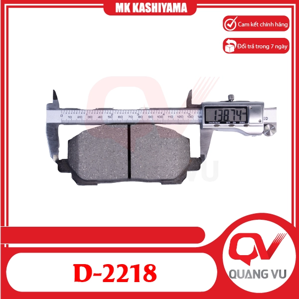 Bố thắng trước Toyota Highlander MK Kashiyama D-2218 - 02