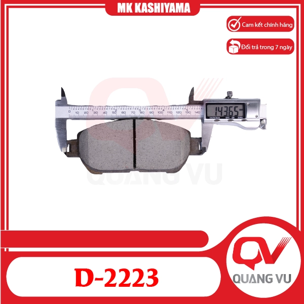 Bố thắng trước Toyota Sienna MK Kashiyama D-2223 chính hãng - 02