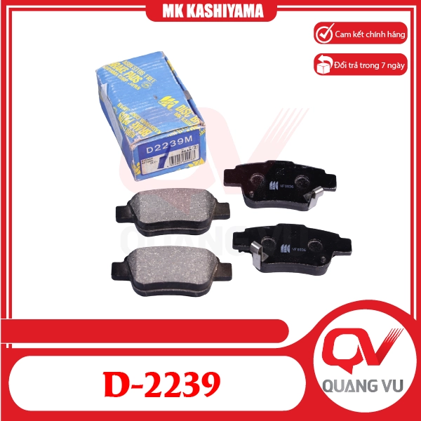Bố thắng sau Toyota Previa MK Kashiyama D-2239 chính hãng - 01