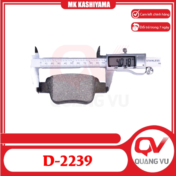 Bố thắng sau Toyota Previa MK Kashiyama D-2239 chính hãng - 02