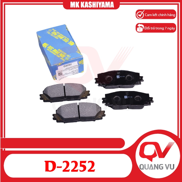 Bố thắng trước Toyota Vios Yaris D-2252 MK Kashiyama - 01