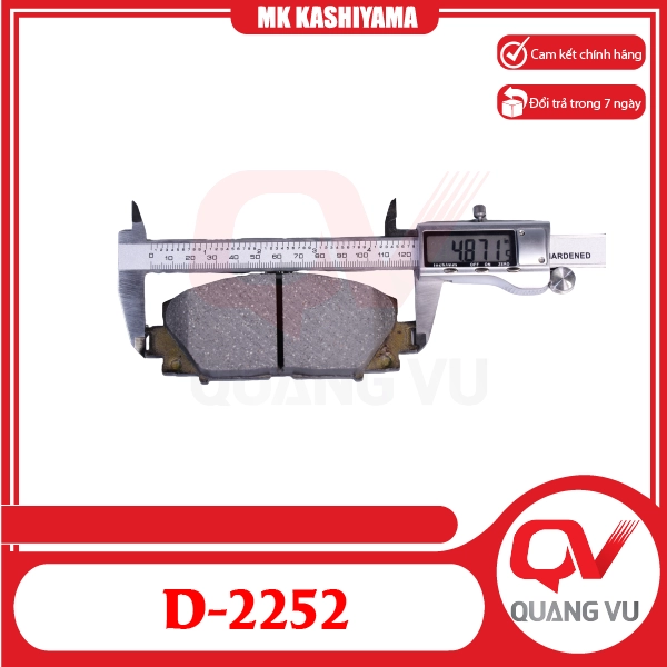 Bố thắng trước Toyota Vios Yaris D-2252 MK Kashiyama - 02