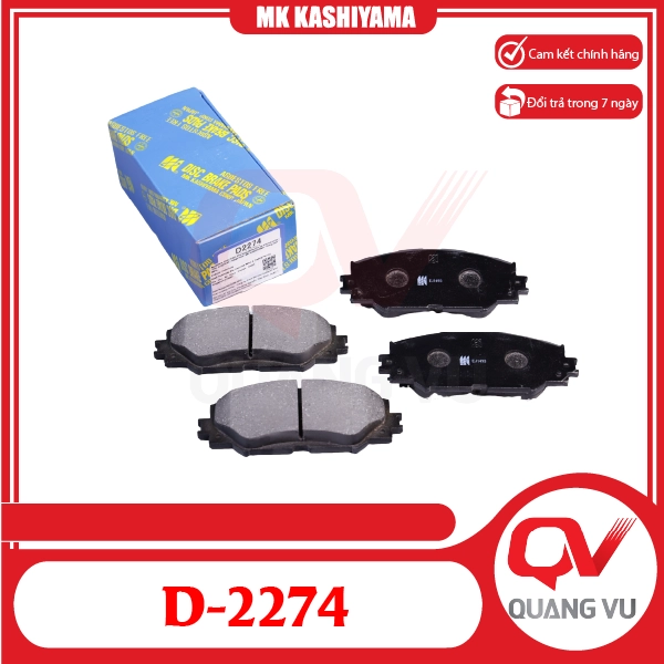 Bố thắng trước Toyota Altis D-2274 MK Kashiyama chính hãng - 01