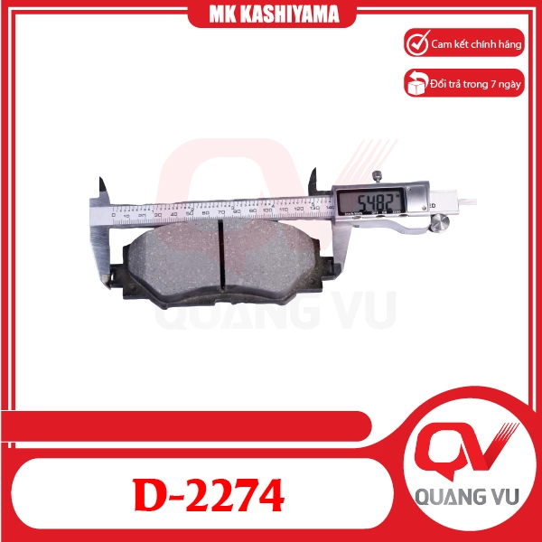 Bố thắng trước Toyota Altis D-2274 MK Kashiyama chính hãng - 02