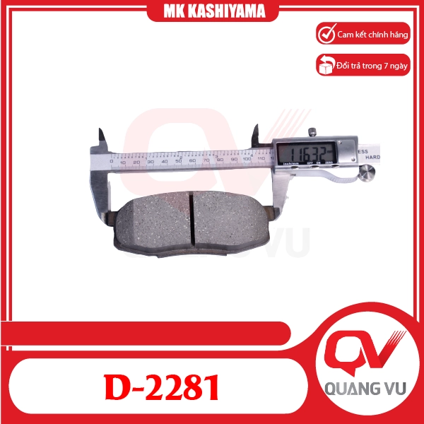 Bố thắng sau MK Kashiyama D-2281 Lexus LX570, Prado - 02