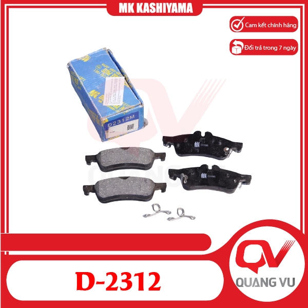 Bố thắng sau Toyota Yaris MK Kashiyama D-2312 - 01