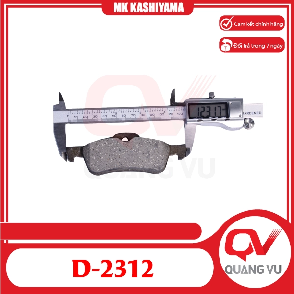 Bố thắng sau Toyota Yaris MK Kashiyama D-2312 - 02