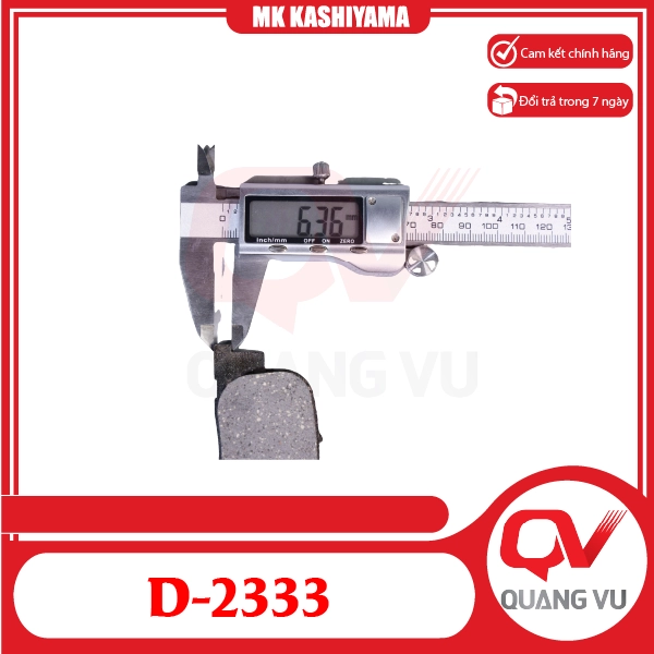 Bố thắng sau Toyota Camry MCV20 MK Kashiyama D-2333 - 02