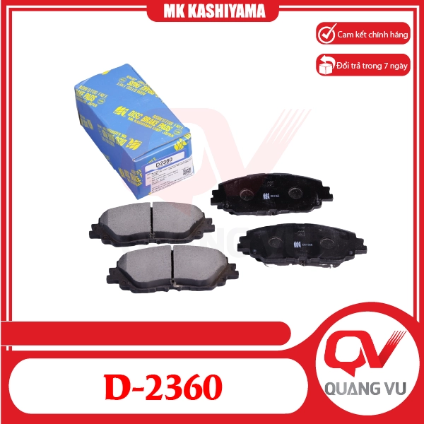 Bố thắng trước Toyota Camry, Corolla Cross MK Kashiyama D-2360 - 01