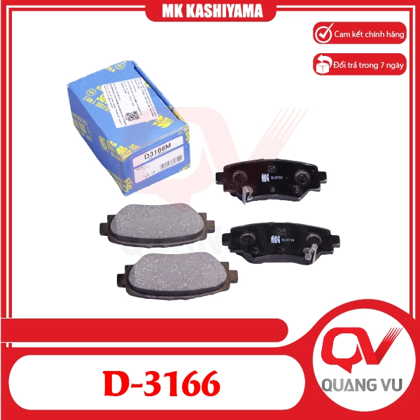 Bố thắng sau Mazda 3 MK Kashiyama D-3166 chất lượng cao - 01