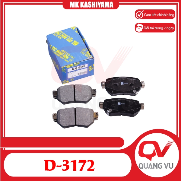 Bố thắng sau Mazda 6 MK Kashiyama D-3172 chính hãng - 01