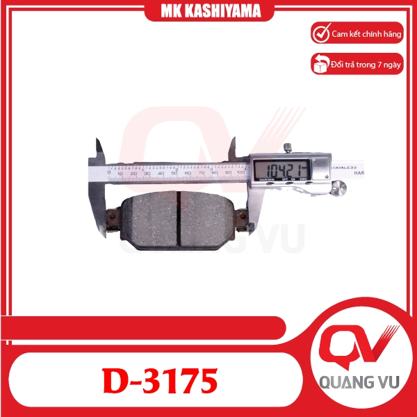 Bố thắng sau Mazda 3 MK Kashiyama D-3175 chính hãng - 02