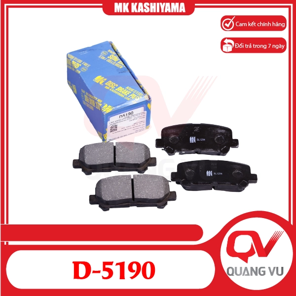 Bố thắng sau MK Kashiyama D-5190 Acura MDX Isuzu MUX - 01