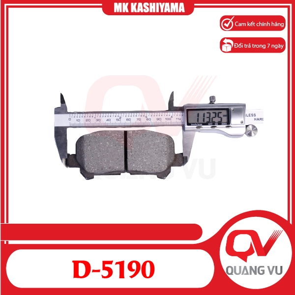 Bố thắng sau MK Kashiyama D-5190 Acura MDX Isuzu MUX - 02