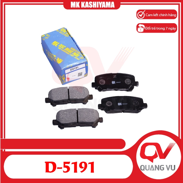 Bố thắng sau MK Kashiyama D-5191 Acura MDX Isuzu MUX - 01