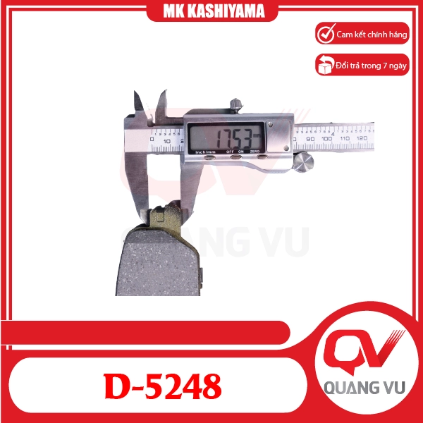 Bố thắng sau Honda CRV MK Kashiyama D-5248 chính hãng - 02