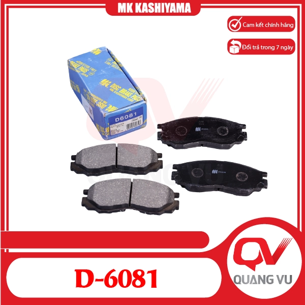Bố thắng trước Mitsubishi Pajero D-6081 MK Kashiyama chính hãng - 01