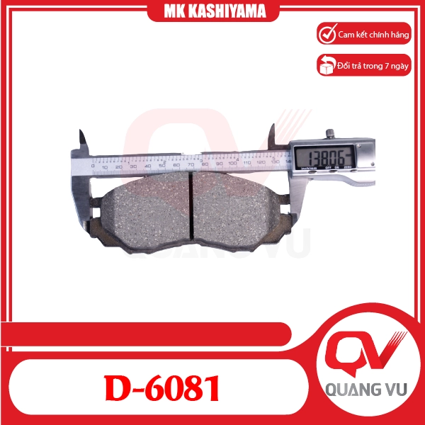 Bố thắng trước Mitsubishi Pajero D-6081 MK Kashiyama chính hãng - 02