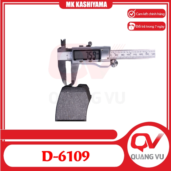 Bố thắng trước Mitsubishi Lancer MK Kashiyama D-6109 - 02