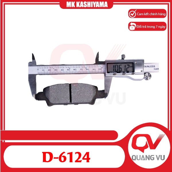 Bố thắng sau Mitsubishi Lancer MK Kashiyama D-6124 - 02