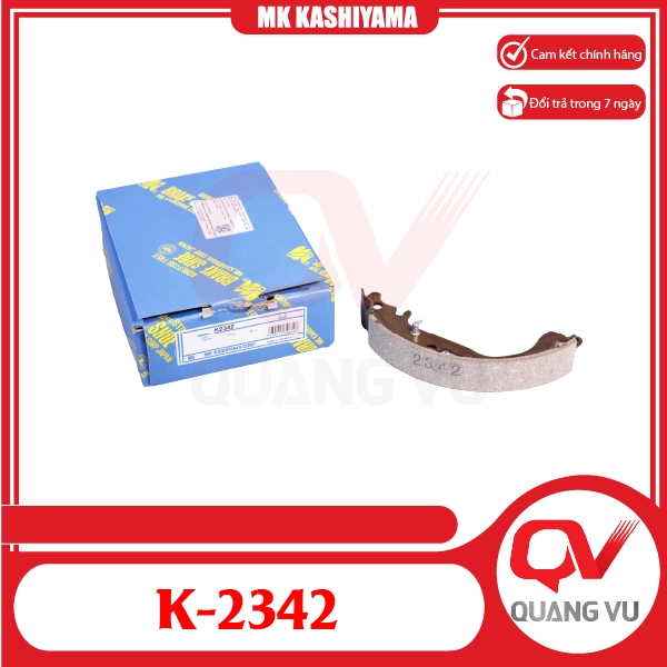Bố thắng sau Toyota Vios Yaris Altis MK Kashiyama K-2342 - 01