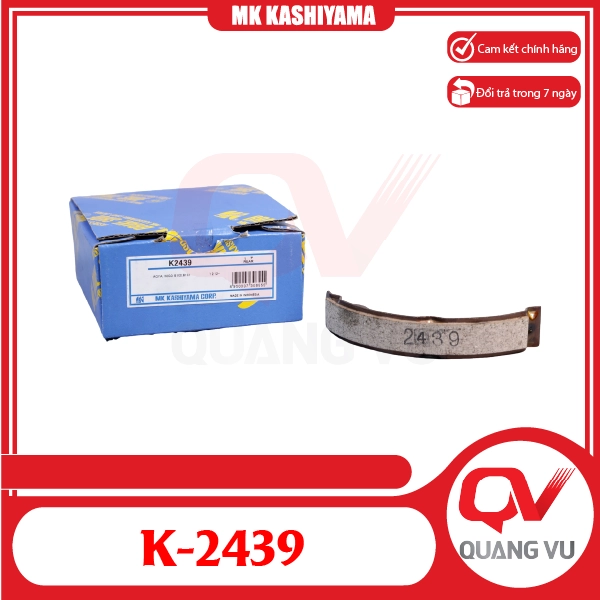 Bố thắng sau Toyota Wigo MK Kashiyama K-2439 chính hãng - 01