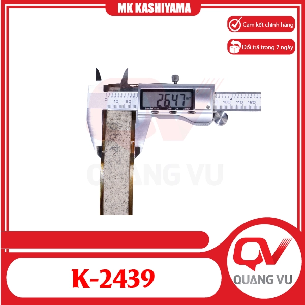 Bố thắng sau Toyota Wigo MK Kashiyama K-2439 chính hãng - 02