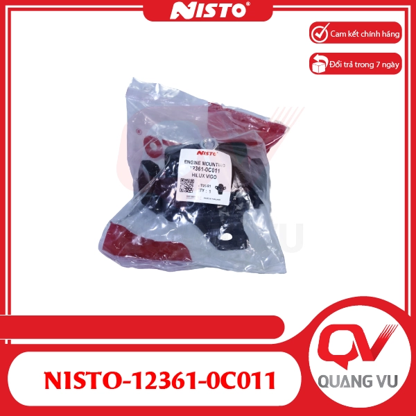 Cao Su Chân Máy Toyota Innova NISTO-12361-0C011 - 01