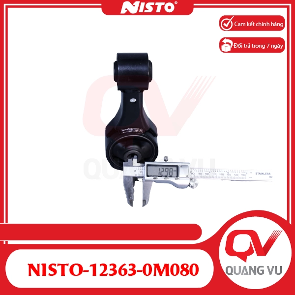 Cao Su Chân Máy Số 8 Toyota Vios 2014-2016 NISTO-12363-0M080 - 02