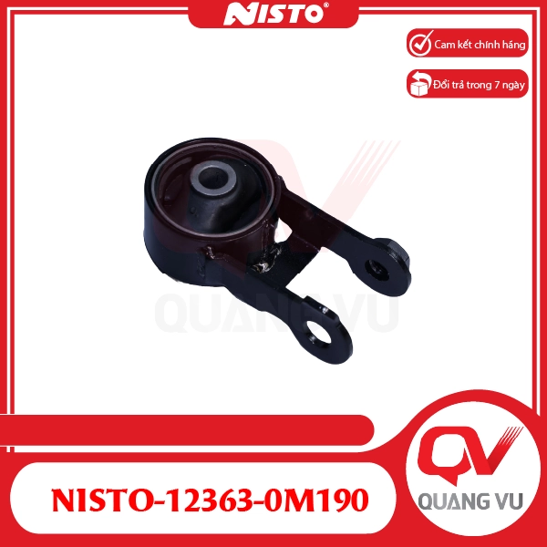 Cao su chân máy số 8 Toyota Vios NISTO-12363-0M190 - 02