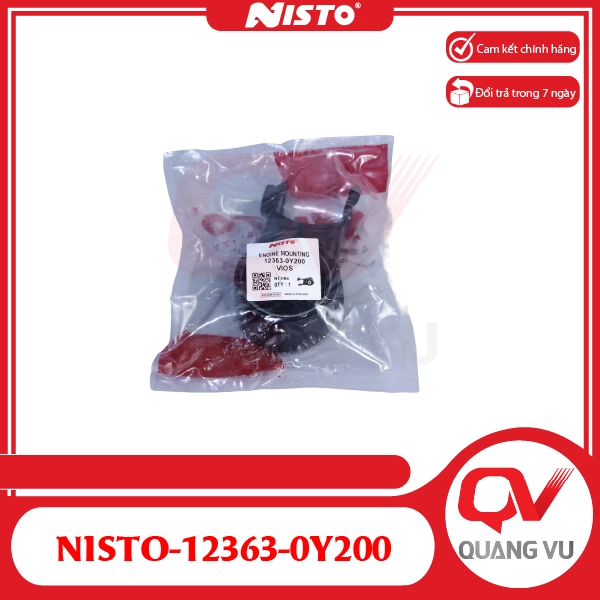 Cao Su Chân Máy Số 8 Toyota Vios NISTO-12363-0Y200 - 01