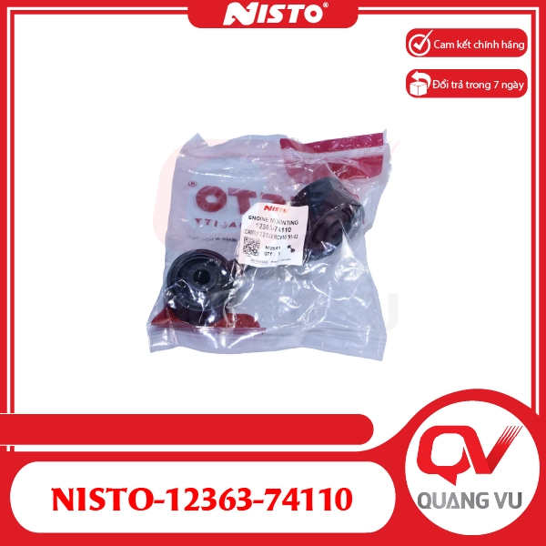 Cao su chân máy số 8 Toyota Camry SXV NISTO-12363-74110 - 01