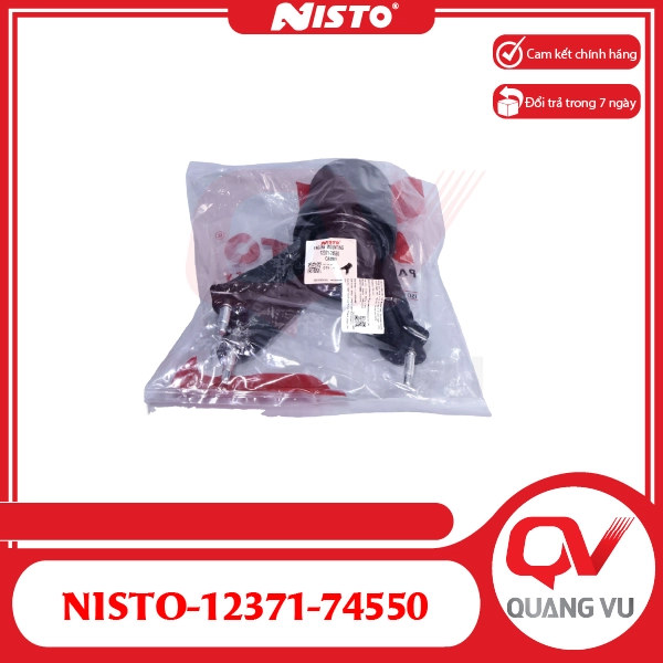 Cao su chân máy sau Toyota Camry NISTO-12371-74550 - 01