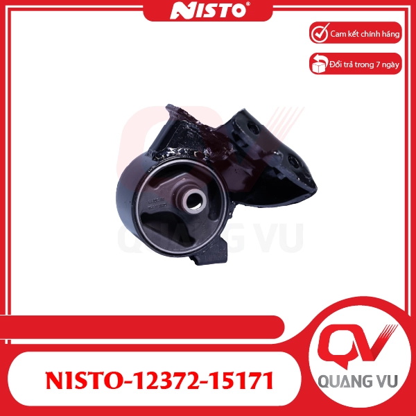 Cao su chân máy trái Corolla máy 4A NISTO-12372-15171 - 02