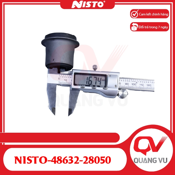 Cao su càng A trên nhỏ Toyota Zace NISTO 48632-28050 - 02