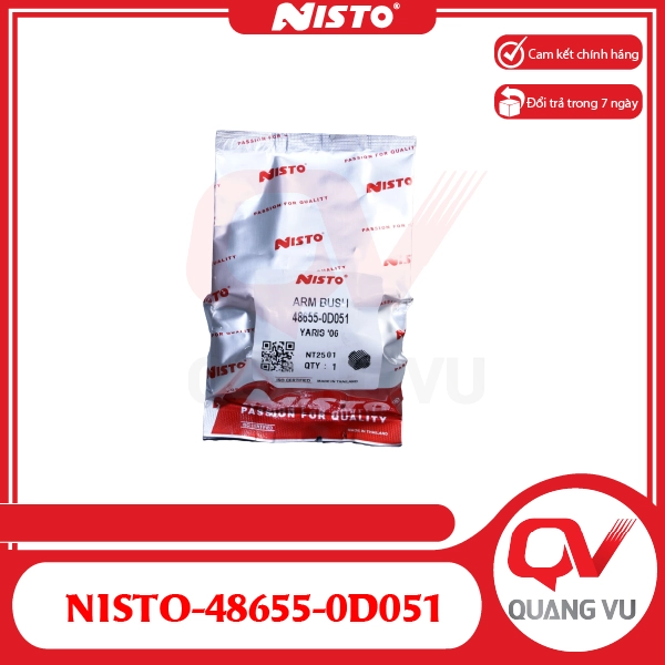 Cao Su Càng A Lớn Toyota Vios NISTO-48655-0D051 - 01