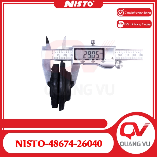 Cao su chổi thùng Toyota Hiace NISTO-48674-26040 - 02