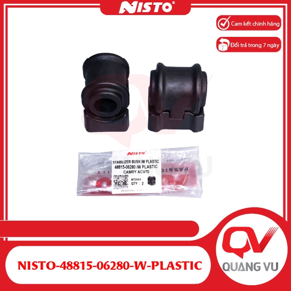 Cao su cân bằng trước Toyota Camry NISTO-48815-06280-W-PLASTIC - 01