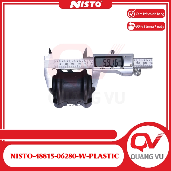 Cao su cân bằng trước Toyota Camry NISTO-48815-06280-W-PLASTIC - 02