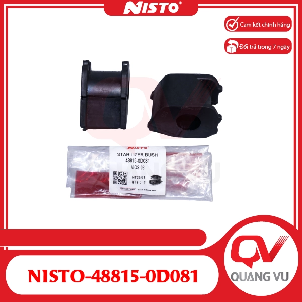 Cao Su Cân Bằng Trước Toyota Vios Yaris NISTO-48815-0D081 - 01