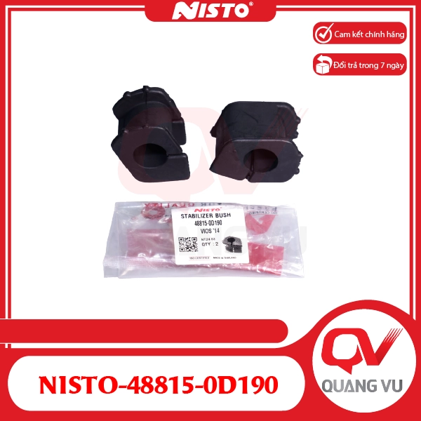 Cao su cân bằng trước Toyota Vios NISTO-48815-0D190 - 01