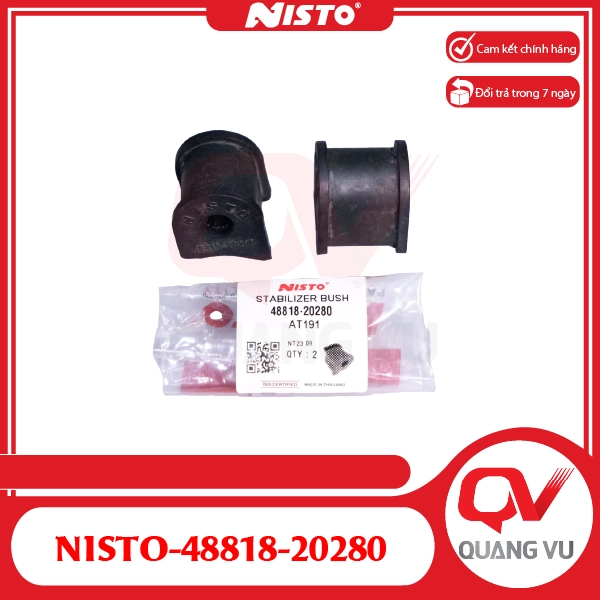 Cao su cân bằng sau Toyota Corona NISTO-48818-20280 - 01