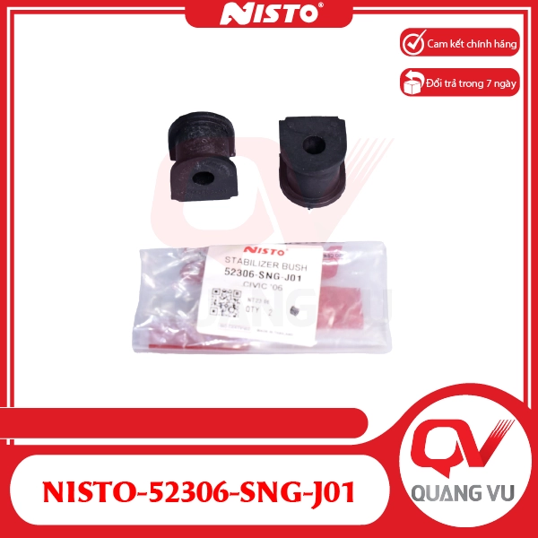 Cao su cân bằng sau Honda Civic NISTO-52306-SNG-J01 - 01