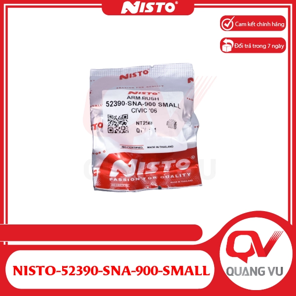 Cao su cáng I cong sau nhỏ Honda Civic NISTO-52390-SNA-900-SMALL - 01